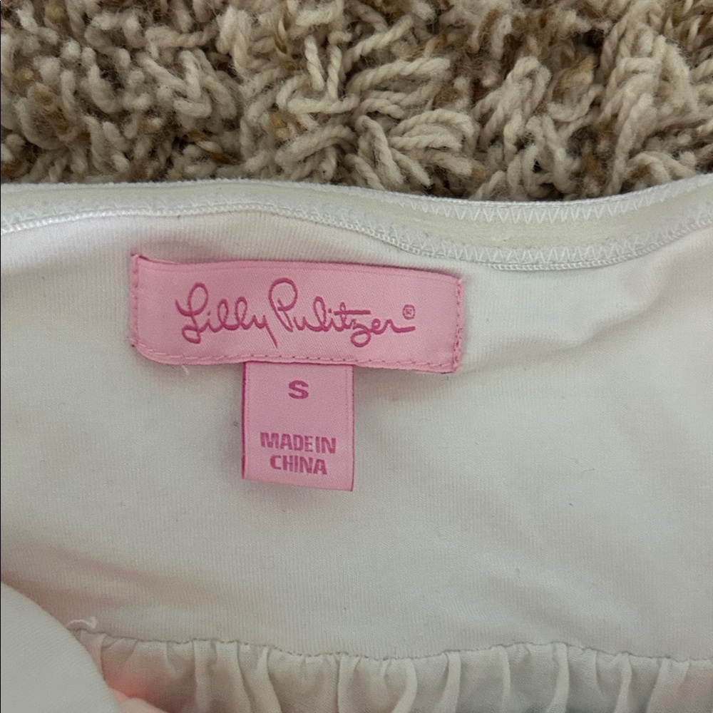 Lily Pulitzer Small Floral Strapless Empire Waist Dress - Picture 2 of 7